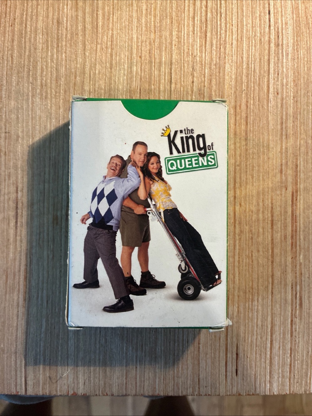 Sony The King of Queens Card Game - White and Green Vintage